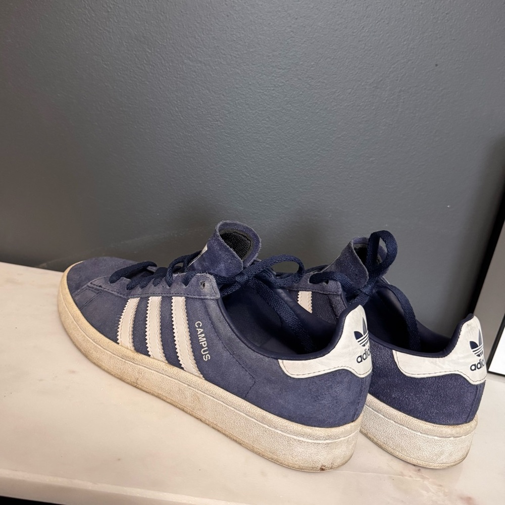 Adidas Campus Blue Suede Sneakers - Picture 5 of 7